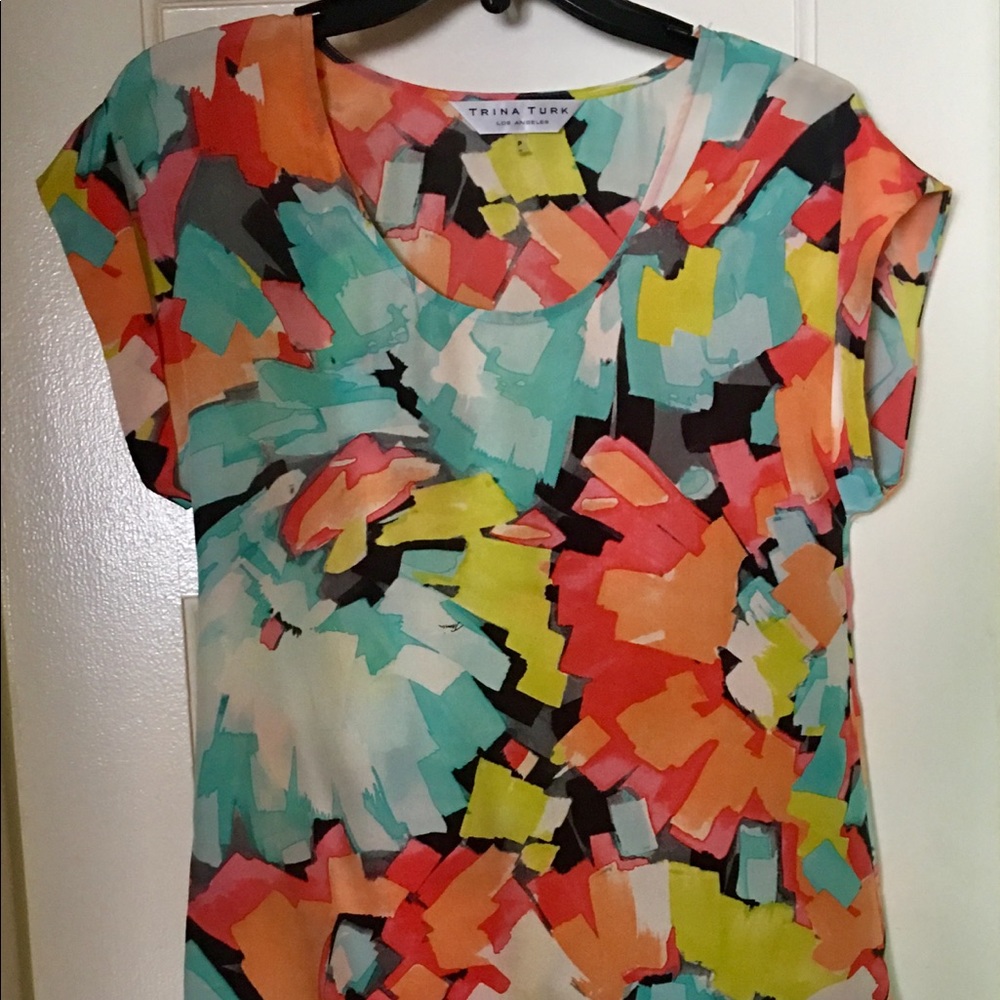Trina Turk silk blouse